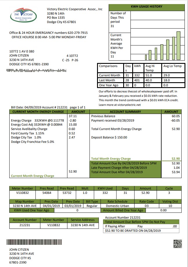  Minol USA business utility bill 